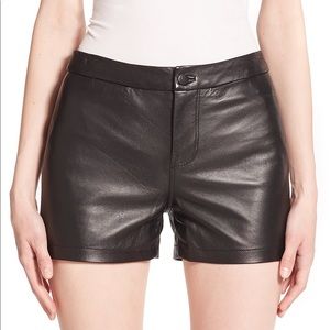 J Brand Mila Leather Shorts